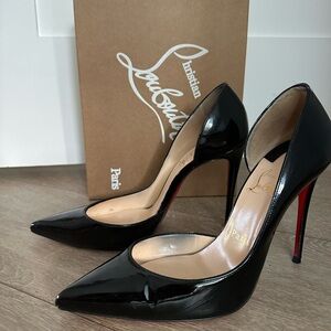 Christian Louboutin Iriza 38.5 Black Patent